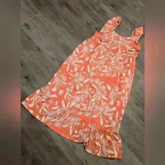 Cat & Jack Floral Hawaiian Print Maxi Dress - Picture 2 of 8